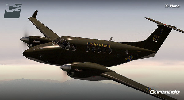 Скриншот из X-Plane 10 AddOn - Carenado - B200 King Air
