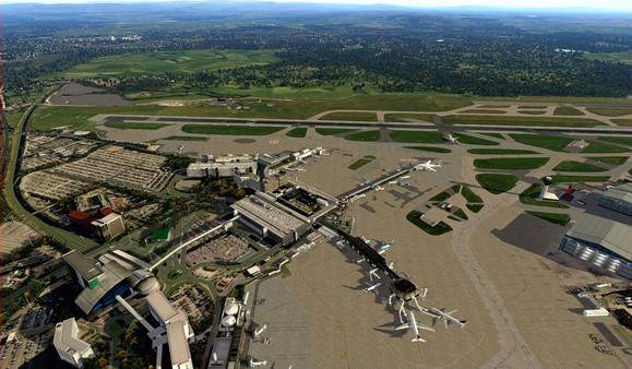 Скриншот из X-Plane 10 AddOn - Aerosoft - Airport Manchester