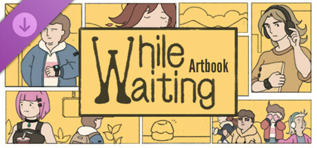 While Waiting: Artbook cover art