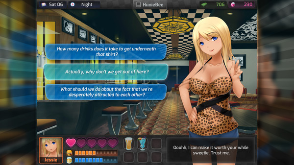 Скриншот из HuniePop