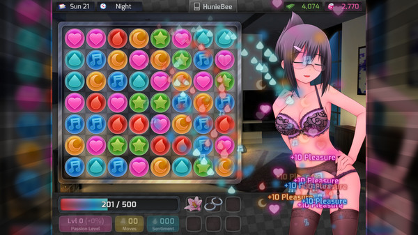 Скриншот из HuniePop