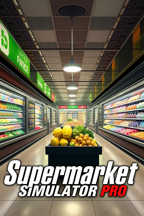 Steam portrait for Supermarket Simulator Pro.