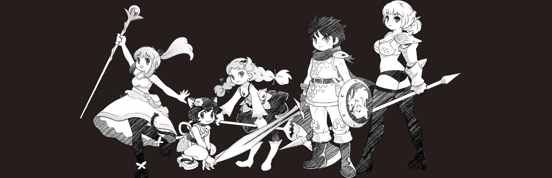 Monochrome Echoes - white -