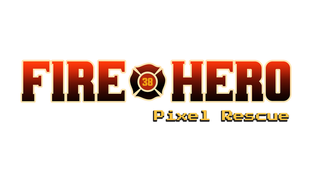 Fire Hero - Pixel Rescue Logo