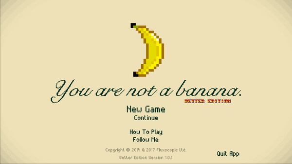 Скриншот из You Are Not a Banana: Better Edition