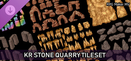 RPG Maker MV - KR Stone Quarry Tileset cover art