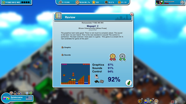 Скриншот из Mad Games Tycoon