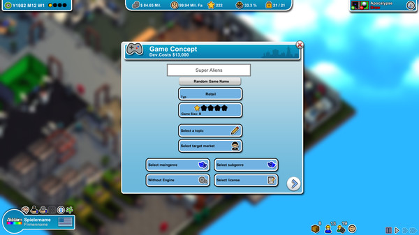 Скриншот из Mad Games Tycoon