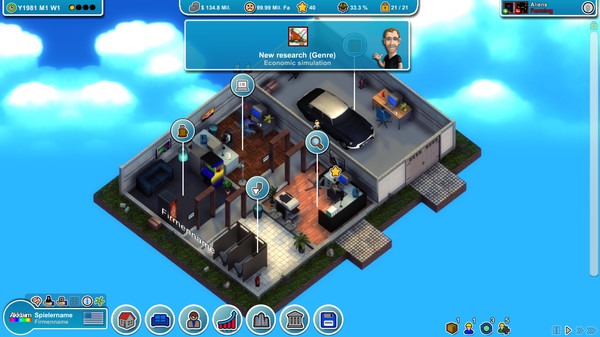 Скриншот из Mad Games Tycoon