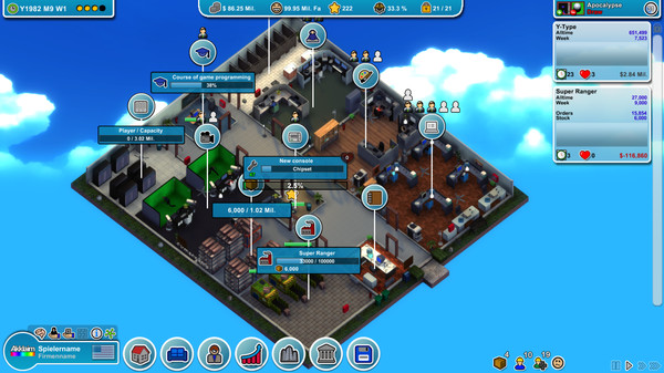 Скриншот из Mad Games Tycoon