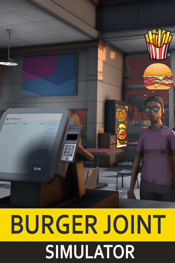 Steam portrait for Burger Joint Simulator.