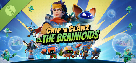 Chip ‘n Clawz vs. The Brainioids Demo cover art