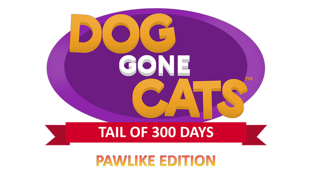 Dog Gone Cats: Tail of 300 Days (Pawlike Edition) Logo