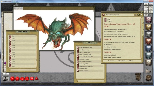 Скриншот из Fantasy Grounds - 3.5E⁄PFRPG Advanced Bestiary