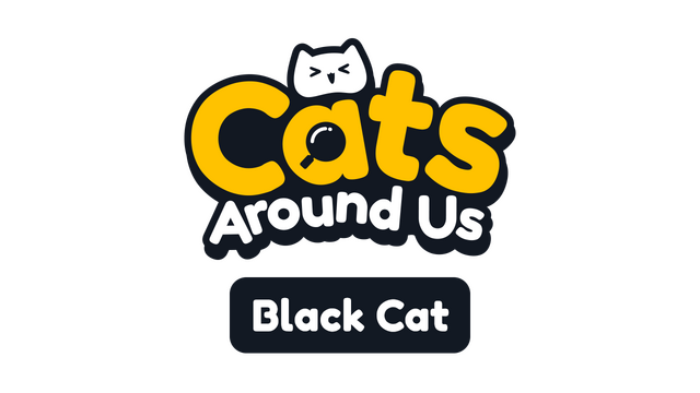 Cats Around Us: Black Cat Logo