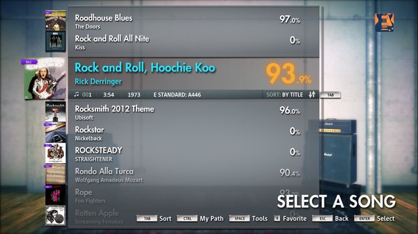 Скриншот из Rocksmith 2014 - Rick - Derringer - Rock & Roll Hoochie Koo