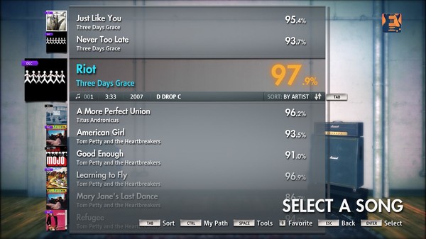 Скриншот из Rocksmith 2014 - Three Days Grace - Riot