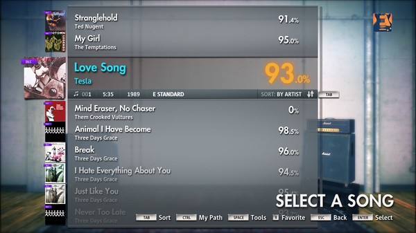 Скриншот из Rocksmith 2014 - Tesla - Love Song