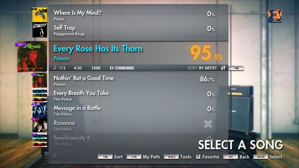 Скриншот из Rocksmith 2014 - Poison - Every Rose Has Its Thorn
