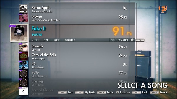 Скриншот из Rocksmith 2014 - Seether - Fake It