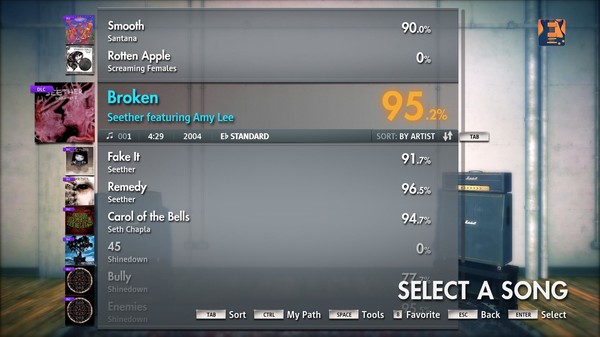 Скриншот из Rocksmith 2014 - Seether - Broken