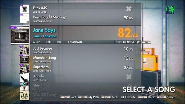 Скриншот из Rocksmith 2014 - Jane's Addiction - Jane Says