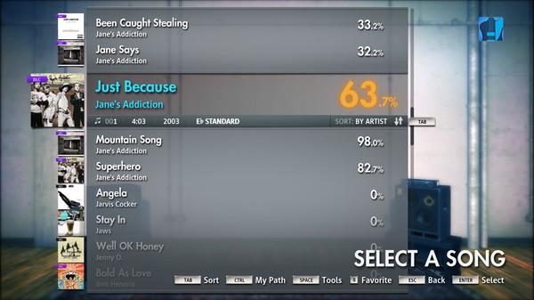 Скриншот из Rocksmith 2014 - Jane's Addiction - Just Because