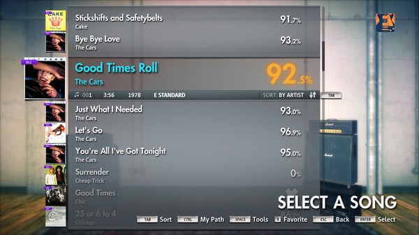 Скриншот из Rocksmith 2014 - The Cars - Good Times Roll