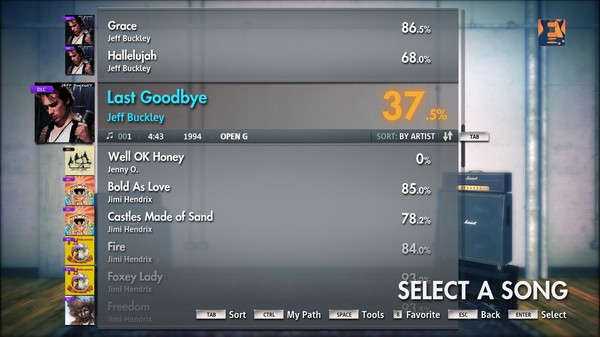 Скриншот из Rocksmith 2014 - Jeff Buckley - Last Goodbye