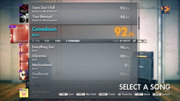 Скриншот из Rocksmith 2014 - Bush - Comedown