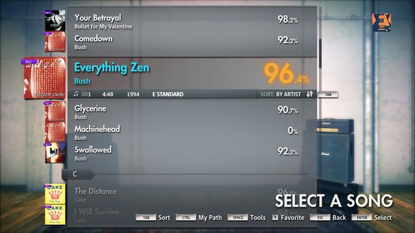 Скриншот из Rocksmith 2014 - Bush - Everything Zen