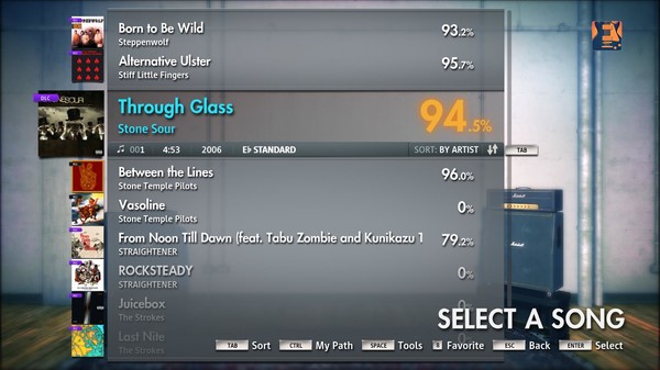 Скриншот из Rocksmith 2014 - Stone Sour - Through Glass