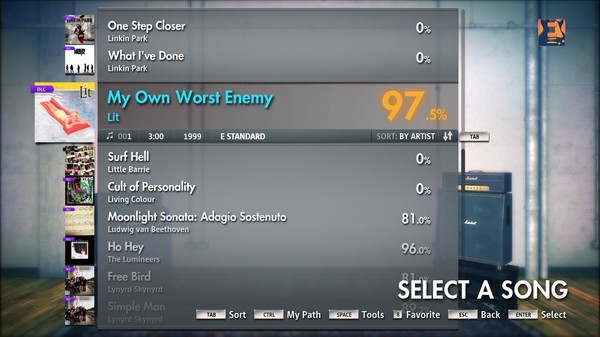 Скриншот из Rocksmith 2014 - Lit - My Own Worst Enemy