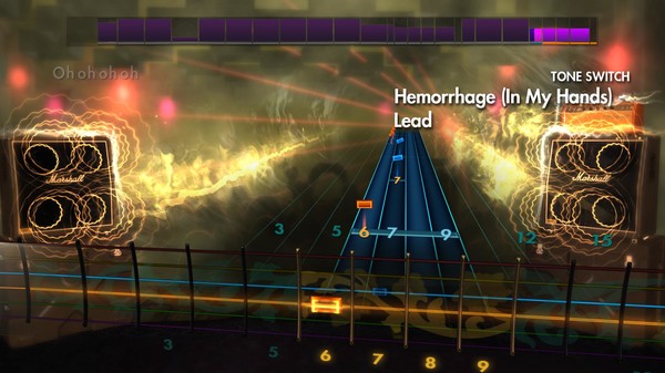Скриншот из Rocksmith 2014 - Fuel - Hemorrhage (In My Hands)