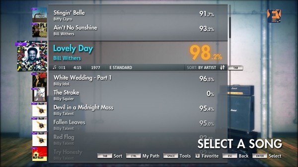 Скриншот из Rocksmith 2014 - Bill Withers - Lovely Day