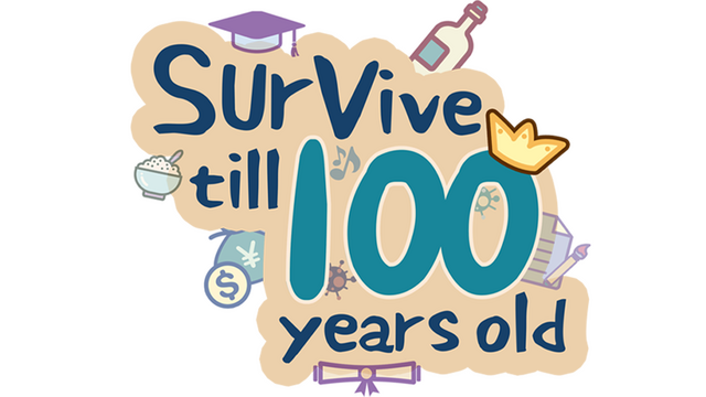 Survive till 100 years old Logo