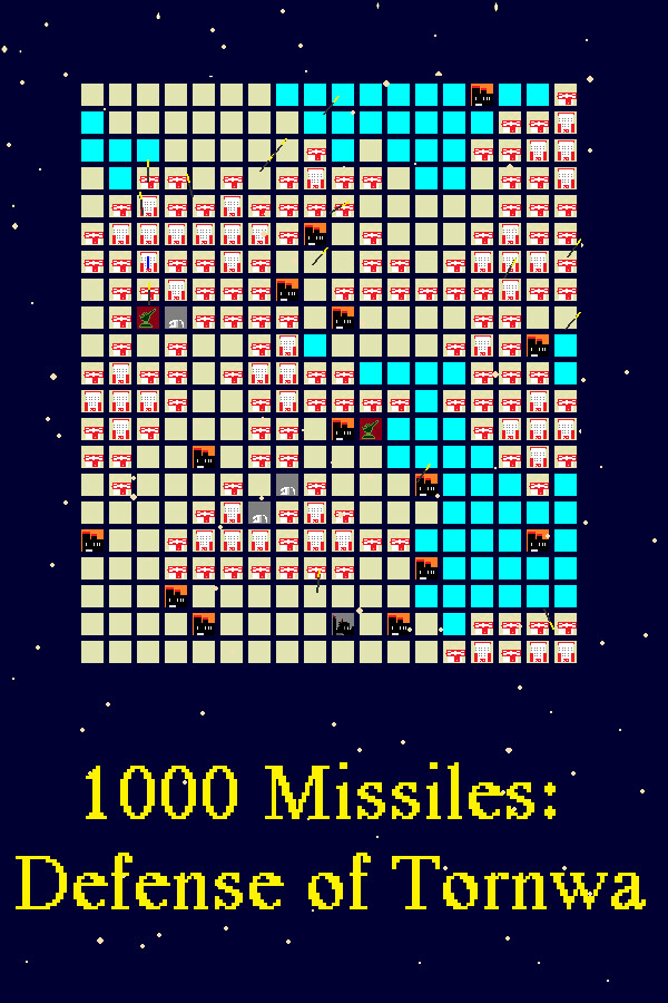 Steam portrait for 1000 Missiles: Defense of Tornwa.