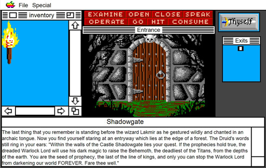 Shadowgate: MacVenture Series screenshot