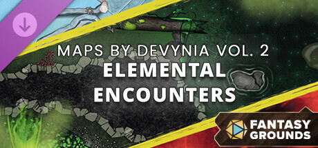 Fantasy Grounds - Maps By Devynia Volume 2: Elemental Encounters cover art