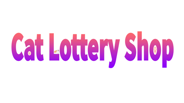 Cat Lottery Shop Logo
