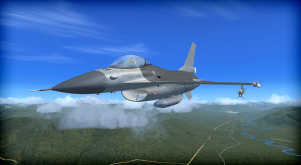 Скриншот из FSX: Steam Edition - F-16 Fighting Falcon Add-On