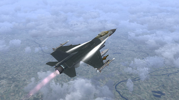 Скриншот из FSX: Steam Edition - F-16 Fighting Falcon Add-On