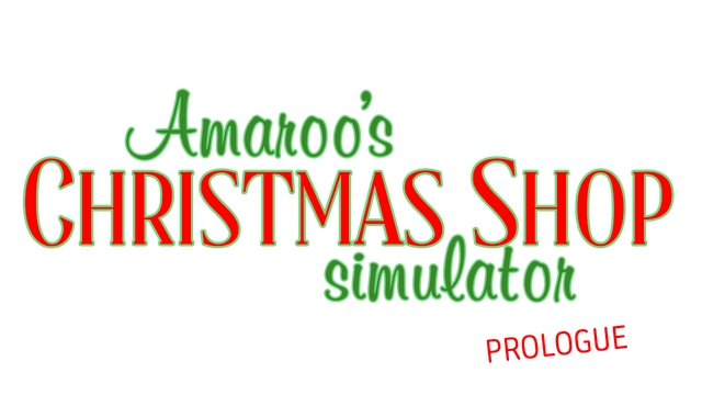 Amaroo's Christmas Shop Simulator: Prologue Logo