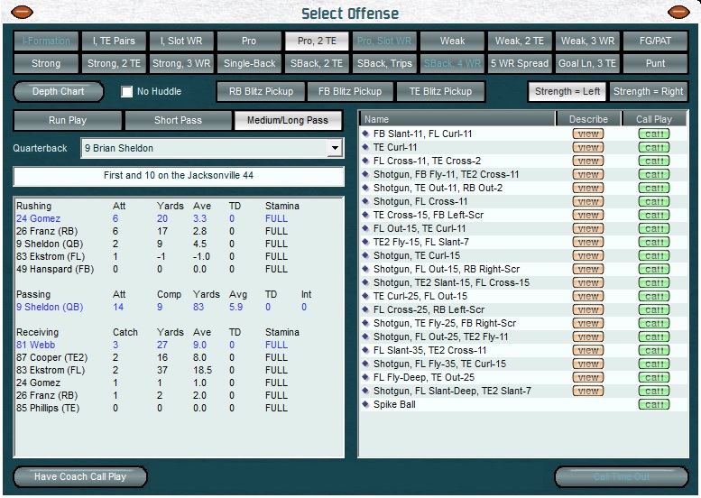 Front Office Football Seven Bilder