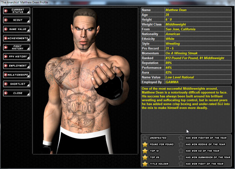 Скриншот из World of Mixed Martial Arts 3