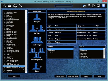 Скриншот из Total Extreme Wrestling 2010