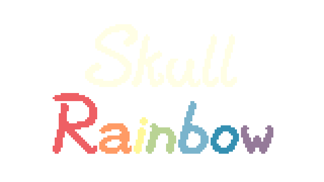 Skull Rainbow Logo