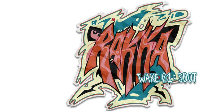 RAKKA: WAKE 01 - SOOT Logo