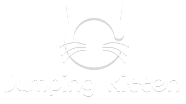 Jumping kitten Logo