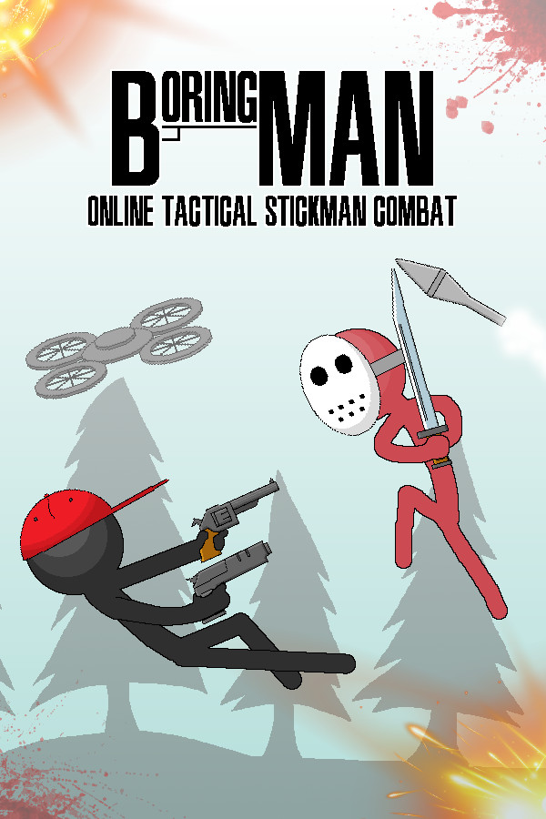 Steam portrait for Boring Man - Online Tactical Stickman Combat.